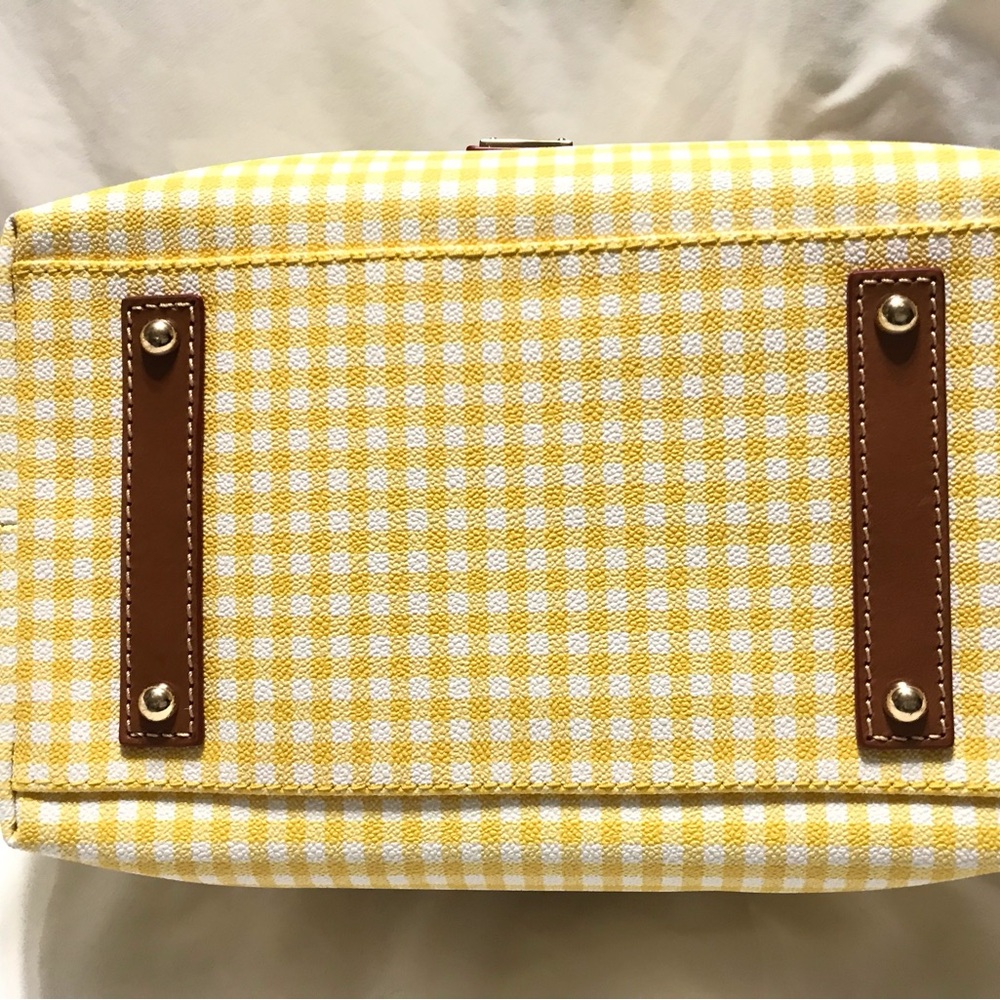 GUC Dooney & Bourke Yellow Gingham Sac - Picture 6 of 12